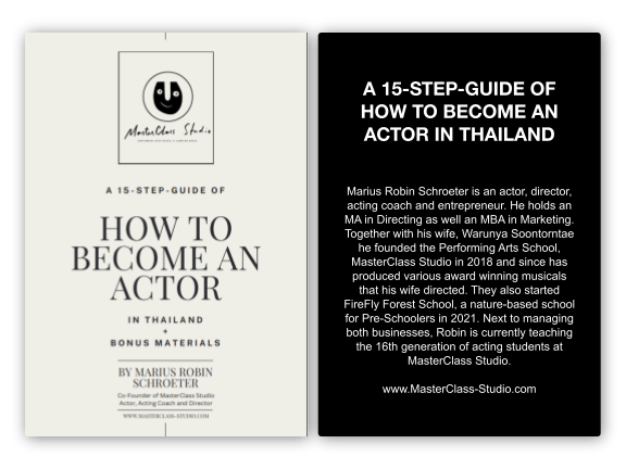 2D Book Mockup A 15-Step-Guide of How to Become an Actor in Thailand
