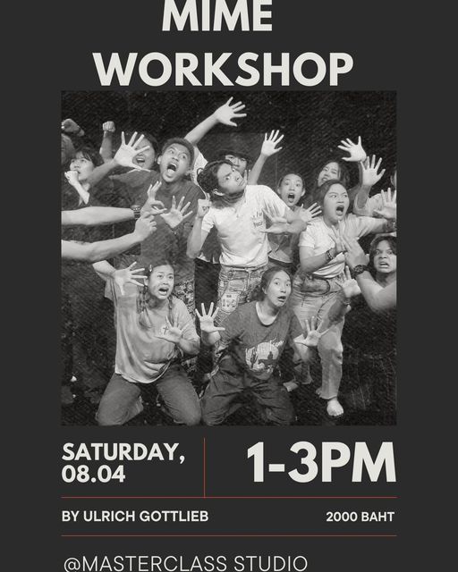 Mime Workshop by Ulrich Gottlieb in cooperation with MasterClass Studio

Price: …