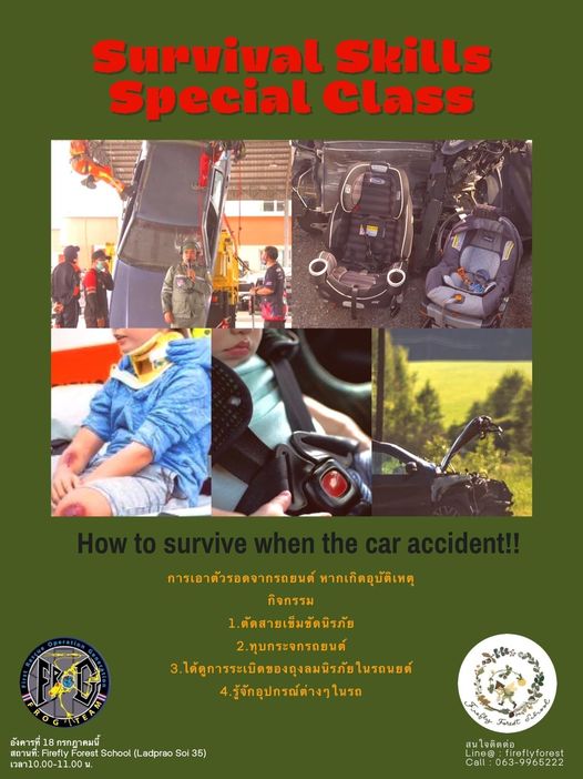 “How to survive a car accident” – Workshop
 This coming Tuesday, 08.08. from 10-…