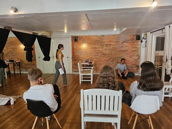 My Fundamentals of Acting students started to work out the beats and sequences of their scenes 2 weeks ago. It is the first time of them working with new scripts.