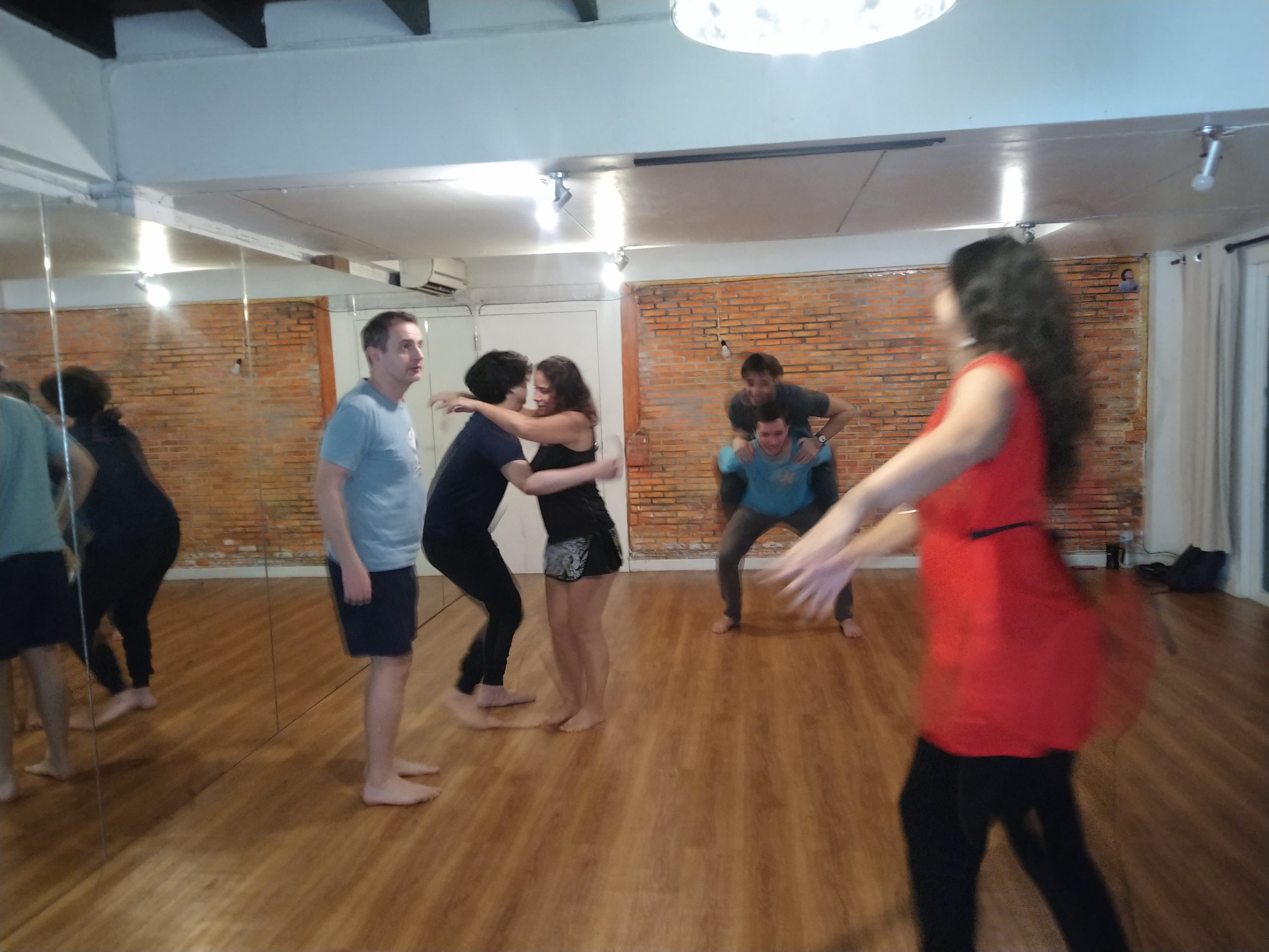 Actors training in a session at MasterClass Studio in Thailand