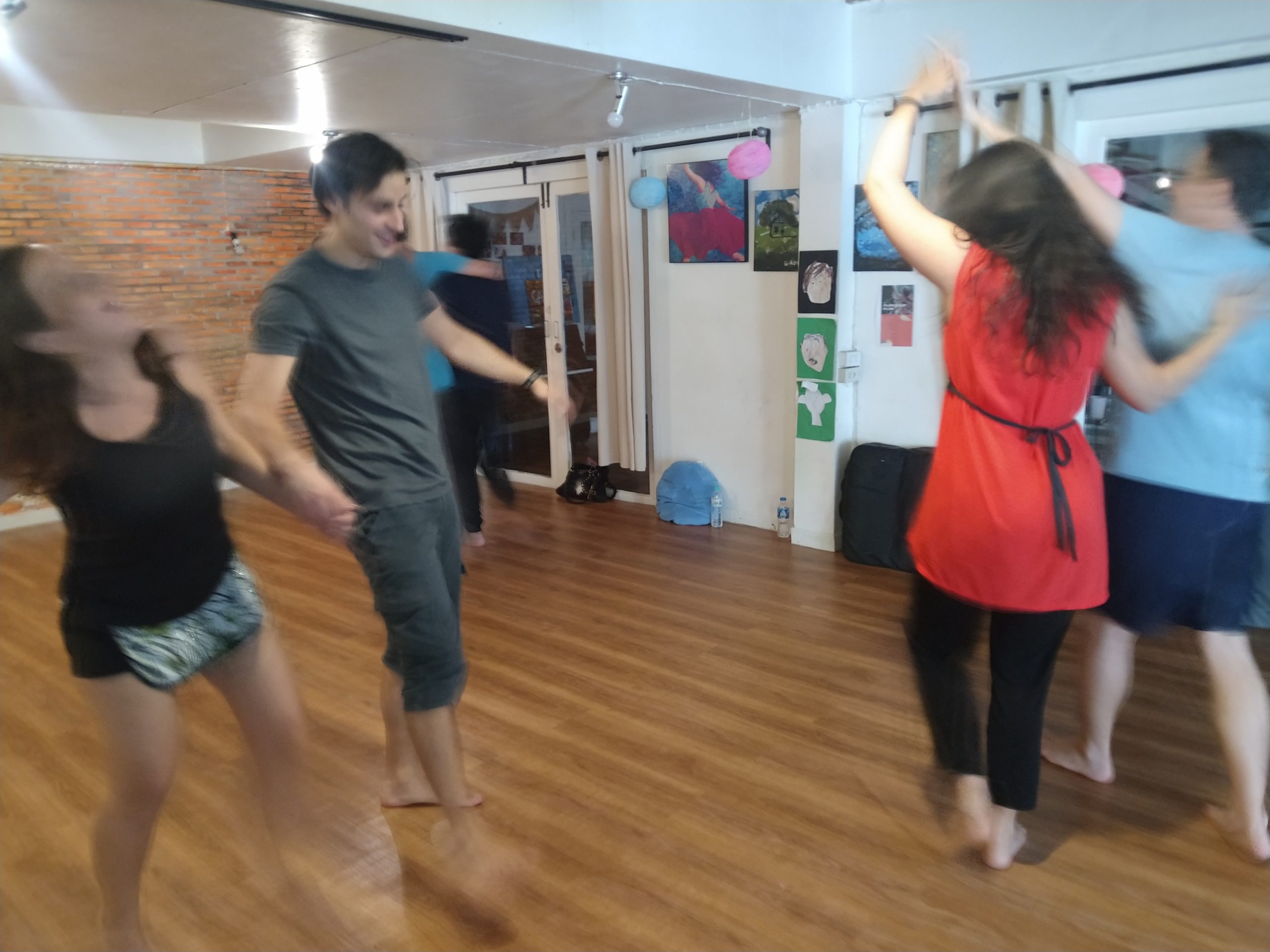 Actors training in a session at MasterClass Studio in Thailand